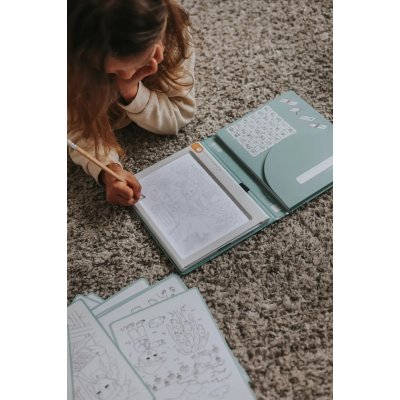 Kidywolf Podsvícený tablet na kreslení Kidydraw - Food, 6 + - obrázek