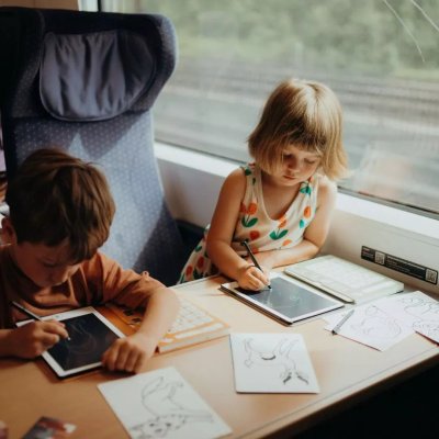 Kidywolf Kreslicí tablet Kidydraw Mini - Dinosauři - obrázek