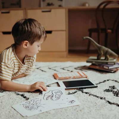 Kidywolf Kreslicí tablet Kidydraw Mini - Dinosauři - obrázek