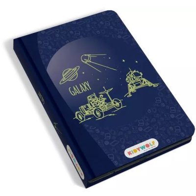 Kidywolf Kreslicí tablet Kidydraw Mini - Galaxy - obrázek
