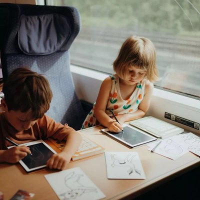 Kidywolf Kreslicí tablet Kidydraw Mini - Galaxy - obrázek