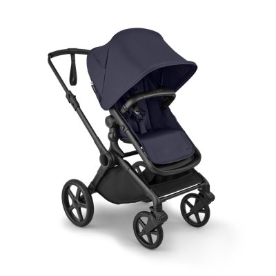 Bugaboo Cub Kompletní kočárek - Black/Deep Indigo/Deep Indigo - obrázek