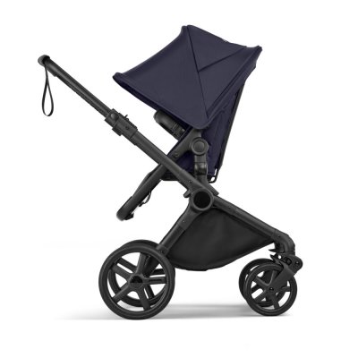 Bugaboo Cub Kompletní kočárek - Black/Deep Indigo/Deep Indigo - obrázek