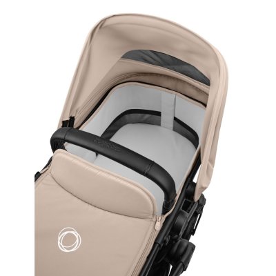 Bugaboo Cub Kompletní kočárek - Black/Desert Taupe/Desert Taupe - obrázek