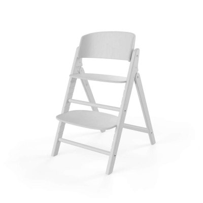 Cybex Click & Fold Rostoucí židlička + Set bryndáků - All White/Lime/Grey - obrázek