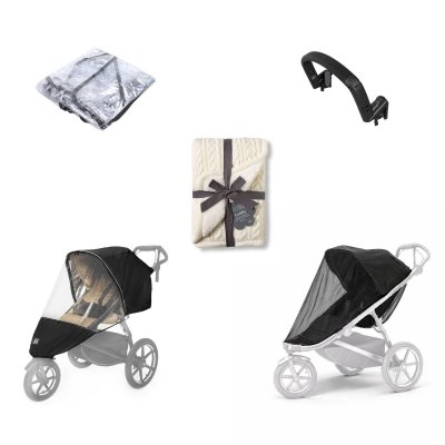 Thule Urban Glide 4-Wheel Kompletní kočárek + Autosedačka a příslušenství - Taupe/Black - obrázek