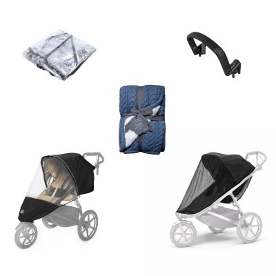 Thule Urban Glide 4-Wheel Kompletní kočárek + Autosedačka a příslušenství - Blue - obrázek
