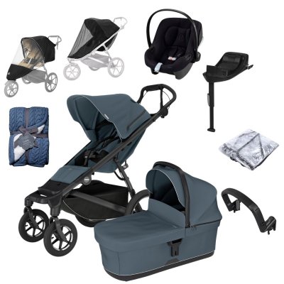 Thule Urban Glide 4-Wheel Kompletní kočárek + Autosedačka a příslušenství - Slate