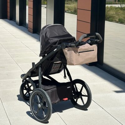 Pinkie Organizér na kočárek Thule - Softshell Taupe - obrázek