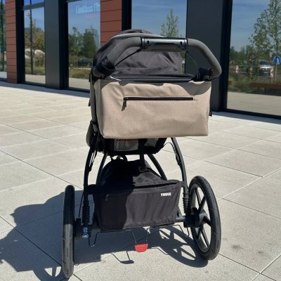 Pinkie Organizér na kočárek Thule - Softshell Taupe - obrázek