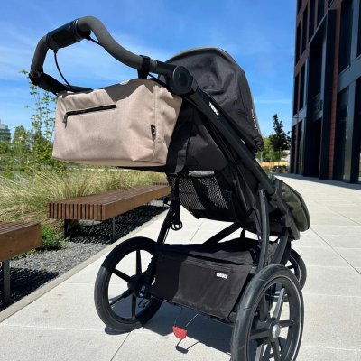 Pinkie Organizér na kočárek Thule - Softshell Taupe