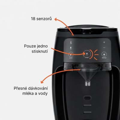 Zopa Babyccino Přístroj na přípravu kojeneckého mléka - Black - obrázek