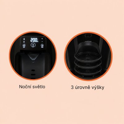 Zopa Babyccino Přístroj na přípravu kojeneckého mléka - Black - obrázek