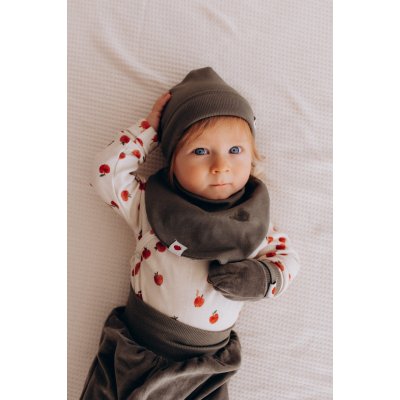 Wooly Organic Zavinovací body - Pick a Apple, vel. 56/62 - obrázek