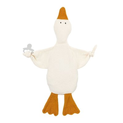 Wooly Organic Nahřívací polštářek/Držátko na dudlík - Goose