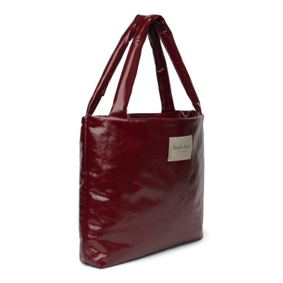 Studio Noos Taška Mom Bag Leather - Burgundy - obrázek