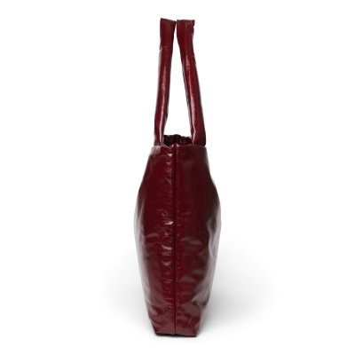 Studio Noos Taška Mom Bag Leather - Burgundy - obrázek