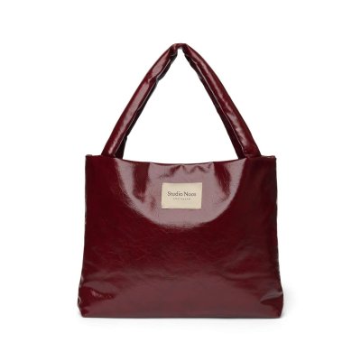 Studio Noos Taška Mom Bag Leather - Burgundy