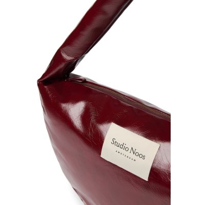 Studio Noos Crossbody taška Leather - Burgundy - obrázek