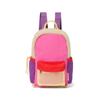 Studio Noos Dětský batůžek Mini Patchwork - Bright Pink