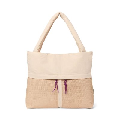 Studio Noos Taška Mom Bag Patchwork - Oatmeal
