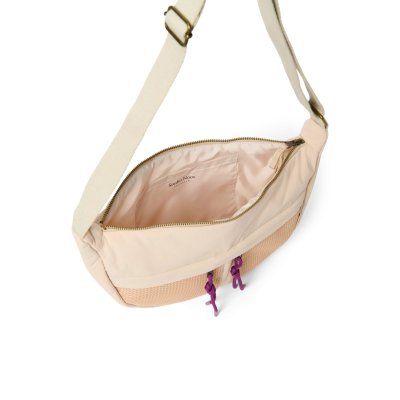 Studio Noos Crossbody ledvinka Patchwork - Oatmeal - obrázek