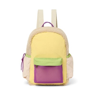 Studio Noos Dětský batoh Midi Patchwork - Butter Yellow