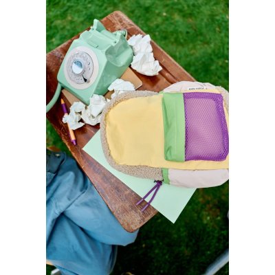 Studio Noos Dětský batůžek Mini Patchwork - Butter Yellow - obrázek