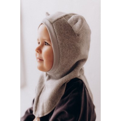 Wooly Organic Fleecová kukla Teddy - Light Taupe, vel. 50/52 - obrázek