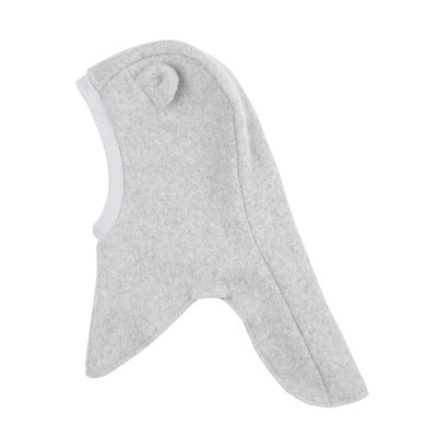 Wooly Organic Fleecová kukla Teddy - Light Grey, vel. 48/50