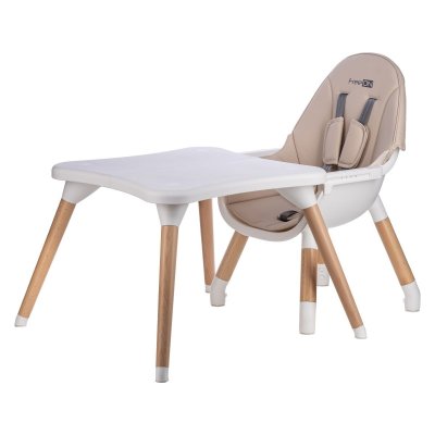 FreeOn Jídelní židlička Eos 3v1 - Beige - obrázek