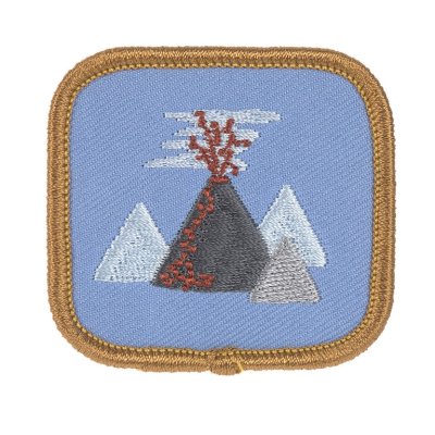 Lässig School Patches Sada přívěsku a dvou nášivek - Dinosaur - obrázek