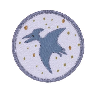 Lässig School Patches Sada přívěsku a dvou nášivek - Dinosaur - obrázek