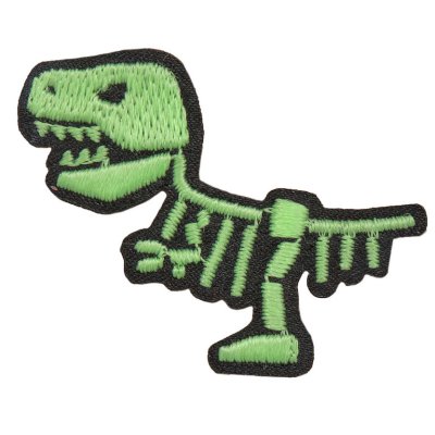 Lässig Textile Woven Sticker Stick on Textilní samolepky - Dino - obrázek