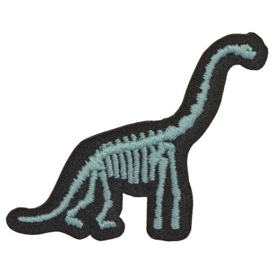 Lässig Textile Woven Sticker Stick on Textilní samolepky - Dino - obrázek