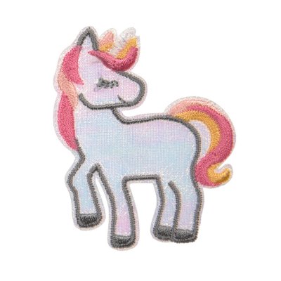 Lässig Textile Woven Sticker Stick on Textilní samolepky - Unicorn - obrázek