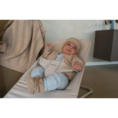 Lodger Čepička Merino - Beige, 0 - 6 měsíců - obrázek