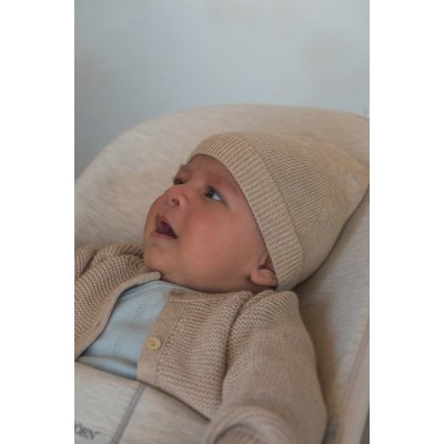Lodger Čepička Merino - Beige, 0 - 6 měsíců - obrázek