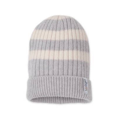 Lodger Čepice Stripe Merino - Storm, 6 - 12 měsíců - obrázek