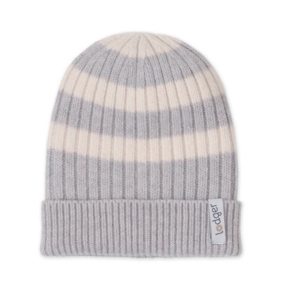 Lodger Čepice Stripe Merino - Storm, 1 - 2 roky