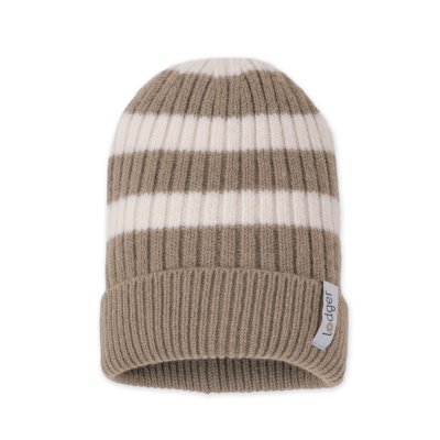 Lodger Čepice Stripe Merino - Buffalo, 3 - 6 měsíců - obrázek
