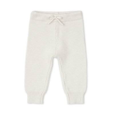Lodger Pletené tepláčky Merino - Cream, vel. 56