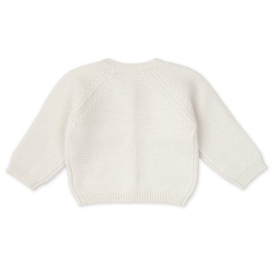 Lodger Pletený svetřík Merino - Cream, vel. 62 - obrázek
