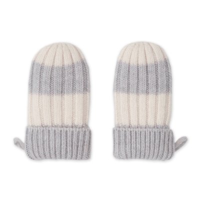 Lodger Rukavice Stripe Merino - Storm, vel. 0 - 12 měsíců - obrázek