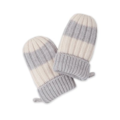 Lodger Rukavice Stripe Merino - Storm, vel. 0 - 12 měsíců