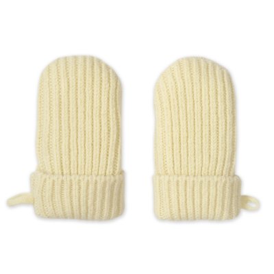 Lodger Rukavice Merino - Butter, vel. 0 - 12 měsíců