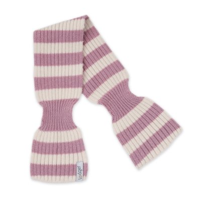 Lodger Šála Stripe Merino - Mauve - obrázek