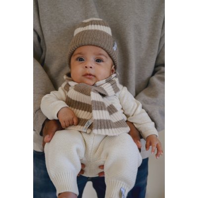 Lodger Šála Stripe Merino - Buffalo - obrázek
