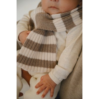 Lodger Šála Stripe Merino - Buffalo - obrázek