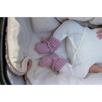 Lodger Capáčky Merino - Mauve, vel. 0 - 6 měsíců - obrázek